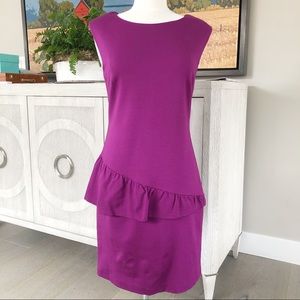 Sz 8 NWT TRINA TURK Purple Sleeveless Midi Dress